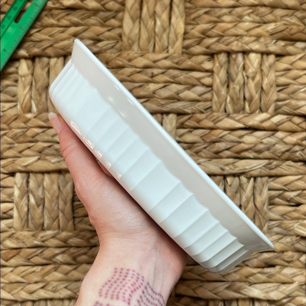 Vintage Corning Ware Classic White Ceramic Baking Dish 475mL